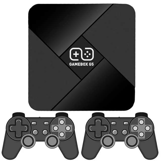 2021 оптовая продажа 13 эмуляторов dual booting Android tv и linux gamebox супер консоль G5 Игровая приставка HD мини-ПК со встроенными 40000