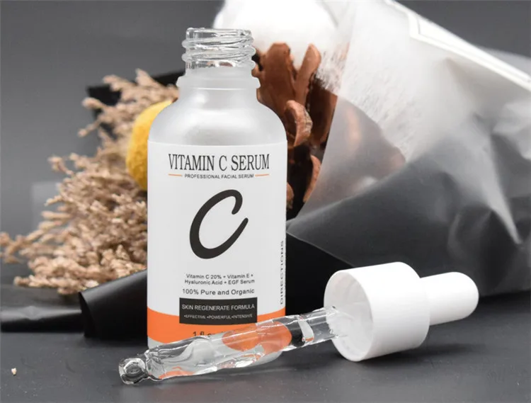 2020 Best Selling OEM/ODM Skin Care Vitamin C Serum Anti Aging Whitening Organic 20% Vitamin C Serum