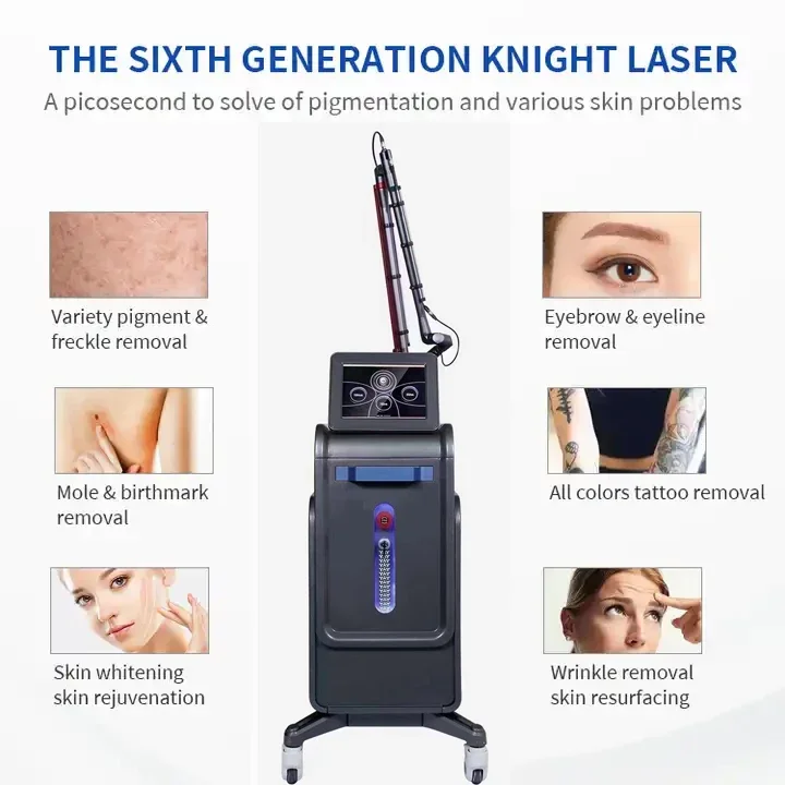 Super pico laser tattoo removal system q switched nd yag picosecond laser tattoo removal Pigment removal machine