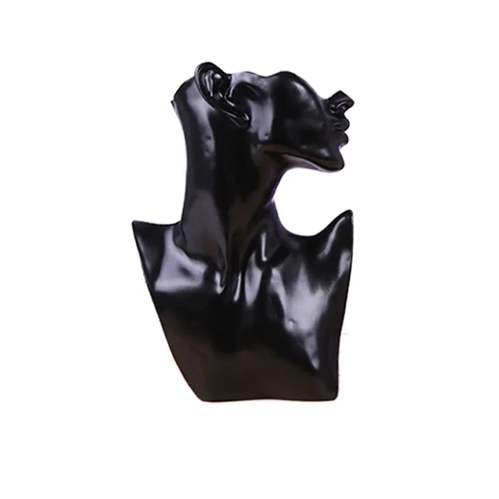 Wholesale mannequin set rack display stand necklace pendant chain display jewelry bust display holder stand for show