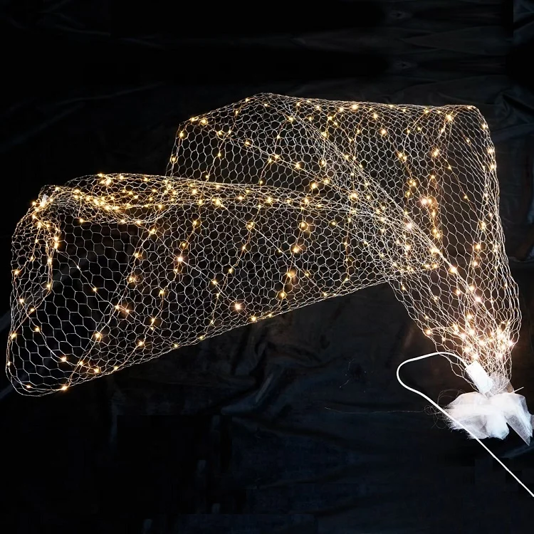 2020 latest hot sale LED twinkling  star net ceiling for wedding deco, restaurant decoration and customized stage decoration