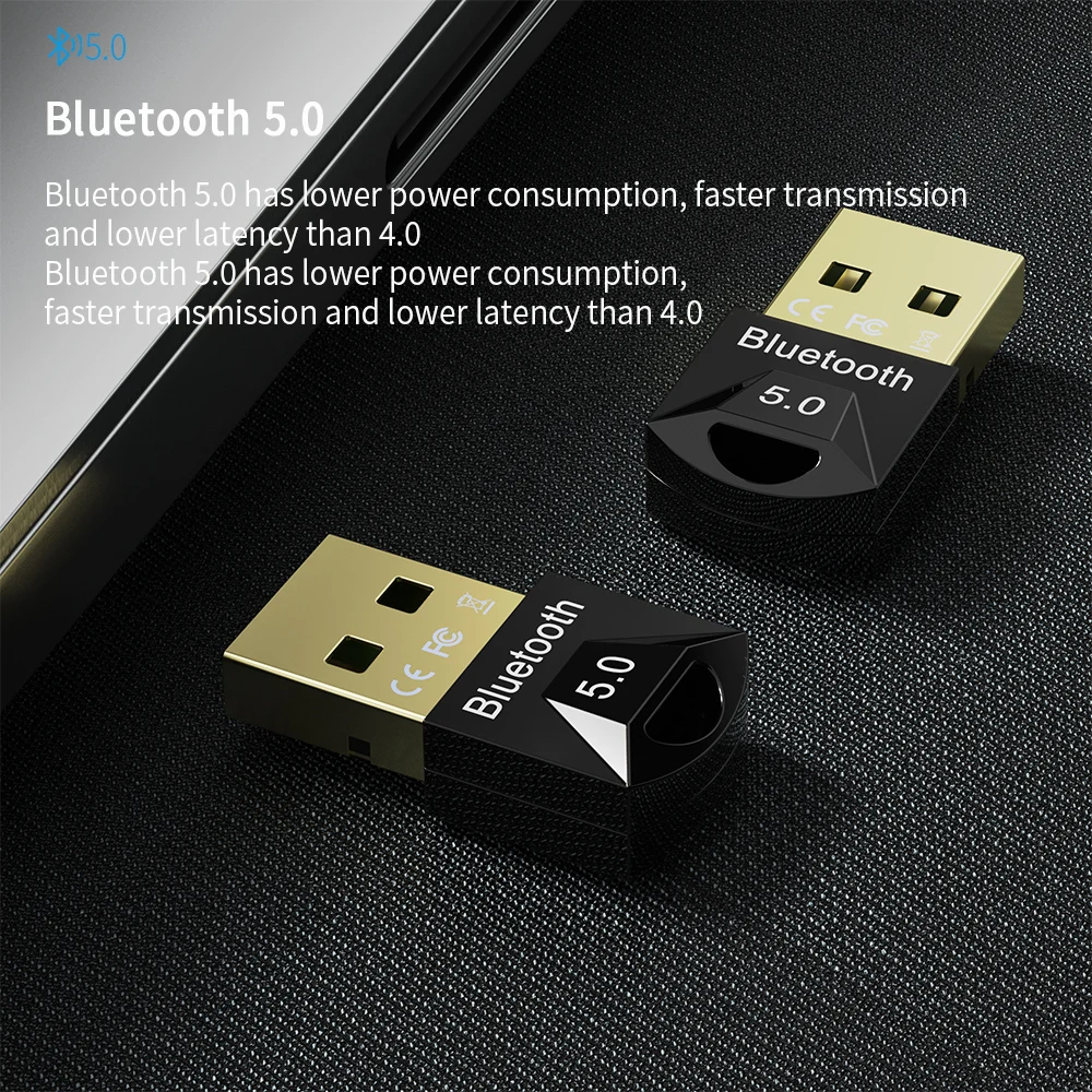  Адаптер Essager USB Bluetooth 5 0 для ПК беспроводной мыши клавиатуры PS4 Aux аудио приемник