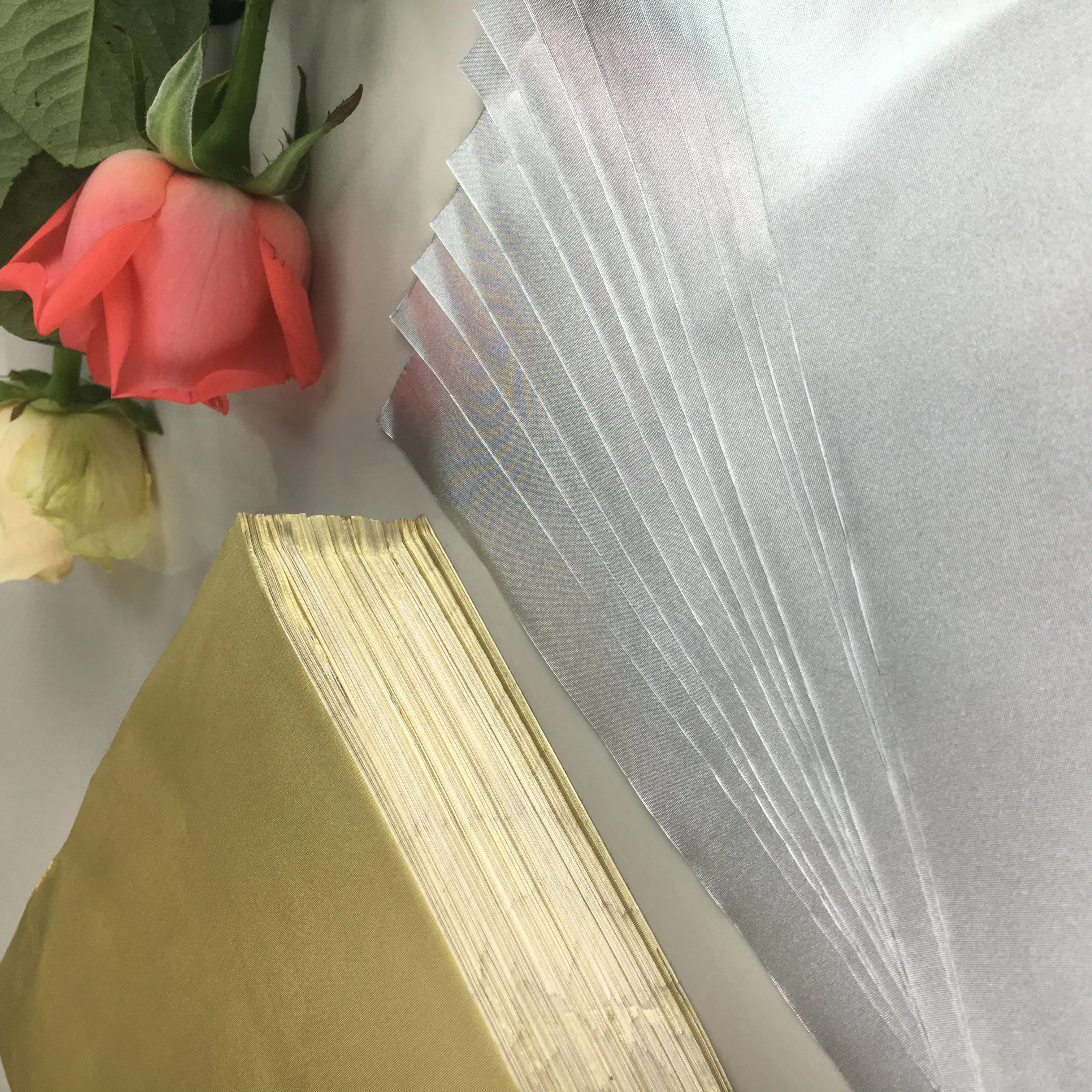 Printed and Embossed Food Grade Square 4*4 inch disposable food container  Aluminum Foil Wrap packing wrapping paper