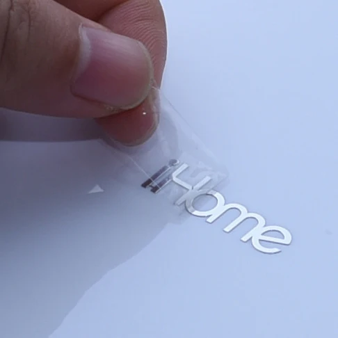 Uv Transfer Sticker Gold 3d Logo Metal Nickel Trademark Vinyl Separation Custom Printing Metallic Uv Transfer Labels