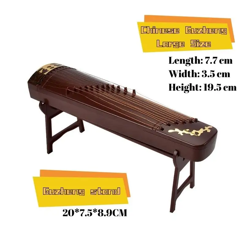 Cheap Toy Accessories Mini Musical Instrument Guzheng for Playing House