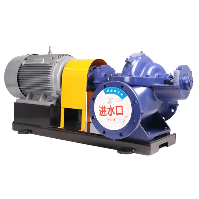 10 inch doble succion 40hp bombas de agua industrial de alto caudal bomba de agua centrifuga