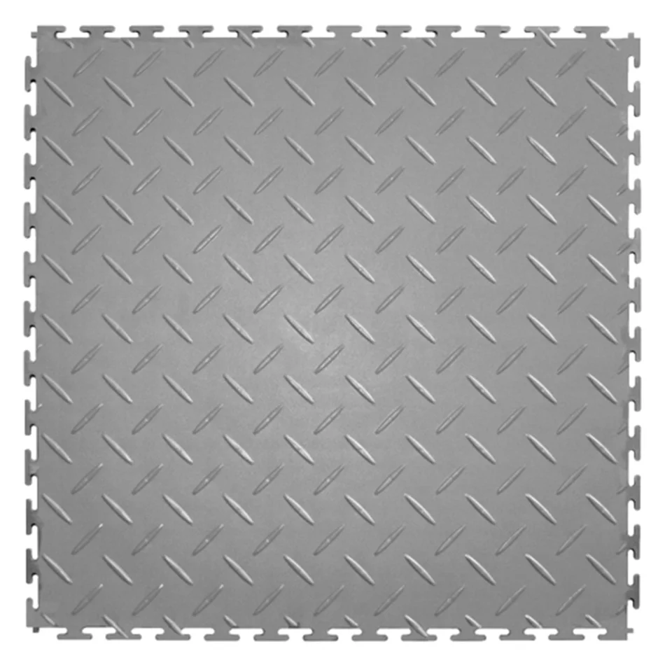 Good Quality Low Price Interlocking PVC Garage Floor Tile Vinyl Flooring For Car Showroom And Workshop