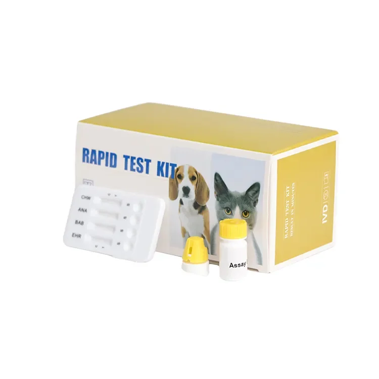 Fast testing result EHR-ANA-BAB test kits for for veterinary use
