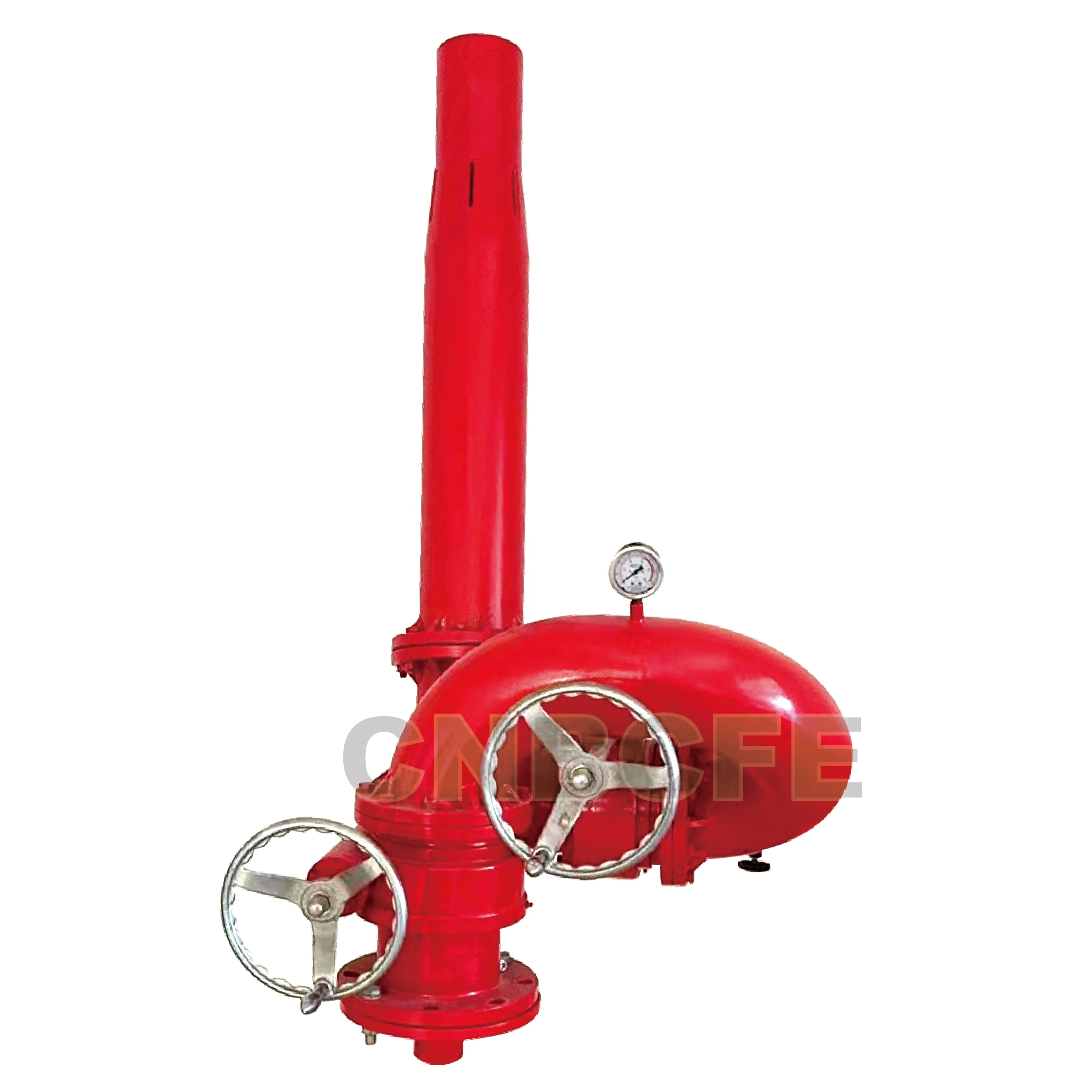 BaiChuan Flanged PS10/50W-D Adjustable fire monitor with flange long distance fixed fire water cannon