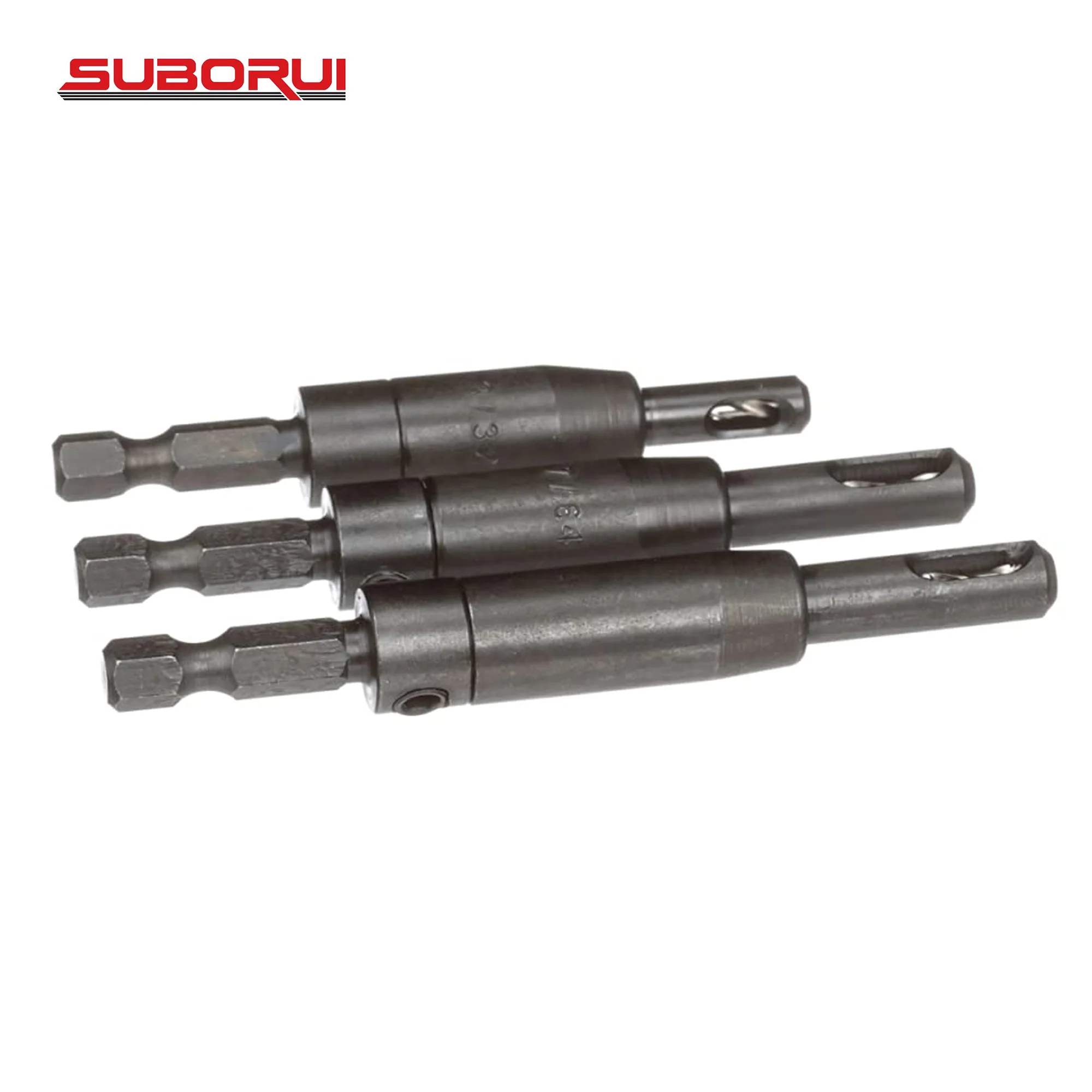 Borui HSS Hex shank Self Centering Hinge Drill Bits Set Door Cabinet Opener woodworker puncher hexagonal Wood drill bit