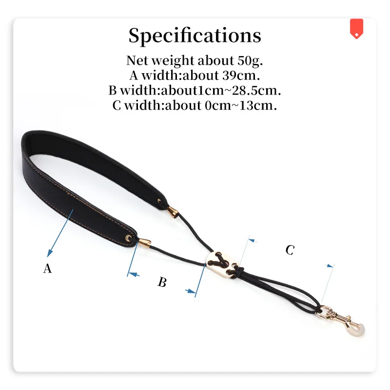 Soprano Alto Tenor Baritone Sax Hook Strap Saxophone Neck Strap