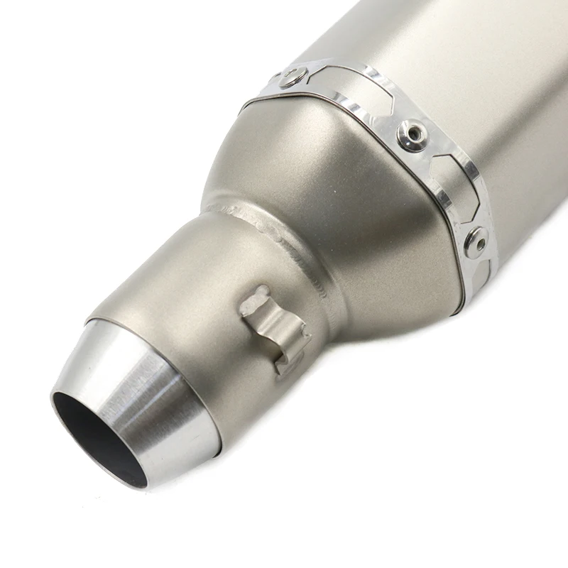 51mm Motorcycle Exhaust Racing Modify atv Exhaust Muffler For FZ6 CBR250 CB600 MT07 Dirt Bike Exhaust