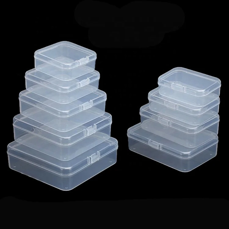 C846 Wholesale Plastic Containers, Large Rectangular Transparent Plastic Packaging, Waterproof Plastic Boxes
