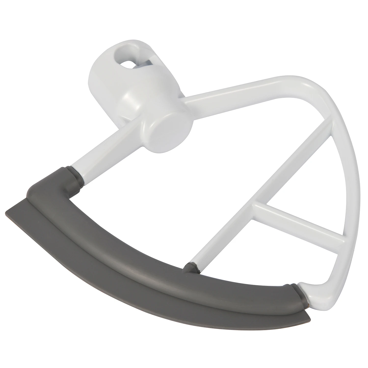 Stand Mixer Accessory 4.5-5 Quart Flex Edge Beater with single silicon edge for K45 KSM1 KSM100 Tilt-Head Stand Mixers,White