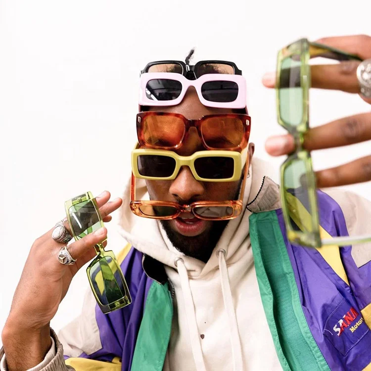 2022 CE Classic Retro Unisex square lentes de sol trendy sunglasses vintage small Rectangle sunglasses Ocean plastic sunglasses