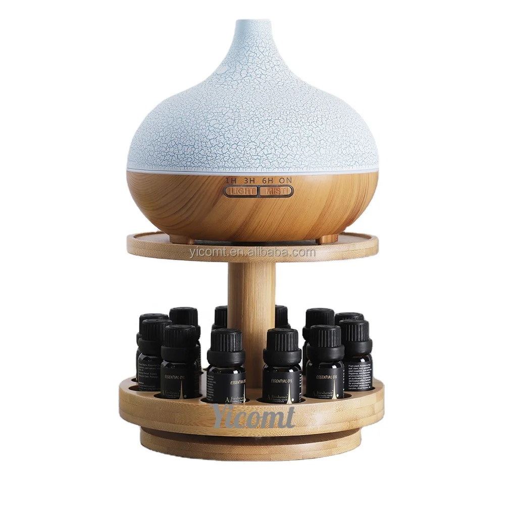 China Coffee Spray Ultrasonic Aroma Diffuser Bamboo With Ce Sgs Rohs Certificate