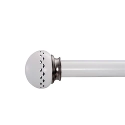 High Quality 28mm Curtain Rod With Metal final in Stock