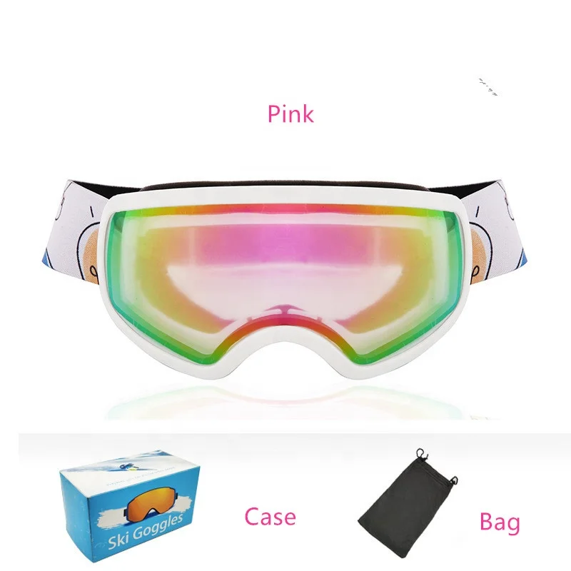 FOG HD Ski Glasses Snow Goggles For Kids
