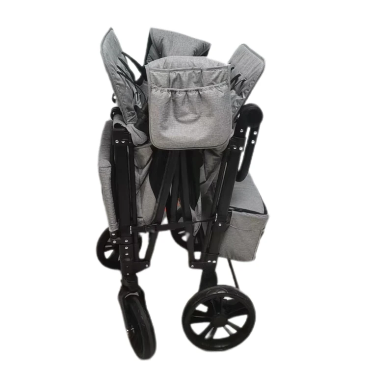 JXB J4 Luxury Good Quality Luxury Comfort Utility Folding Wagon Baby for Child with Four Face-to-Face Seats