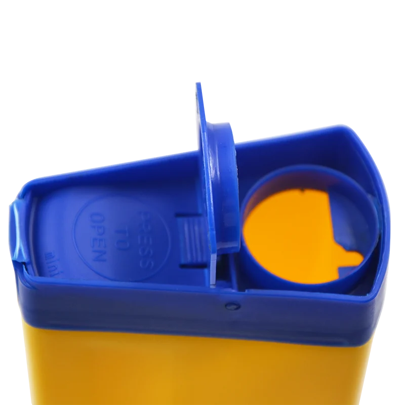 JCMED 0.4 liter sharp container yellow sharp bin terumo branded auto disable syringe  with box