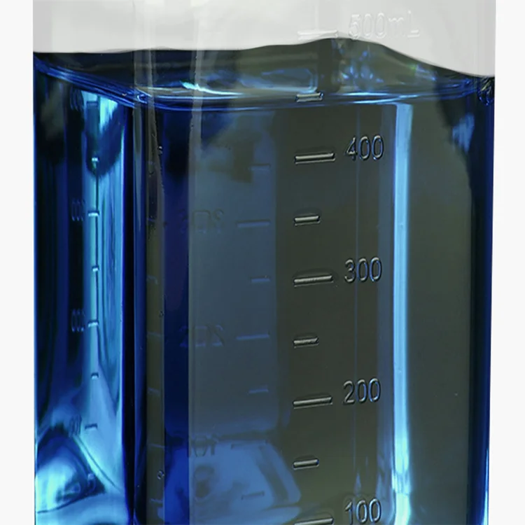 WEIAI 125 мл 250 1000 стерильные Домашние животные PETG квадратные медиа бутылки 500 культура