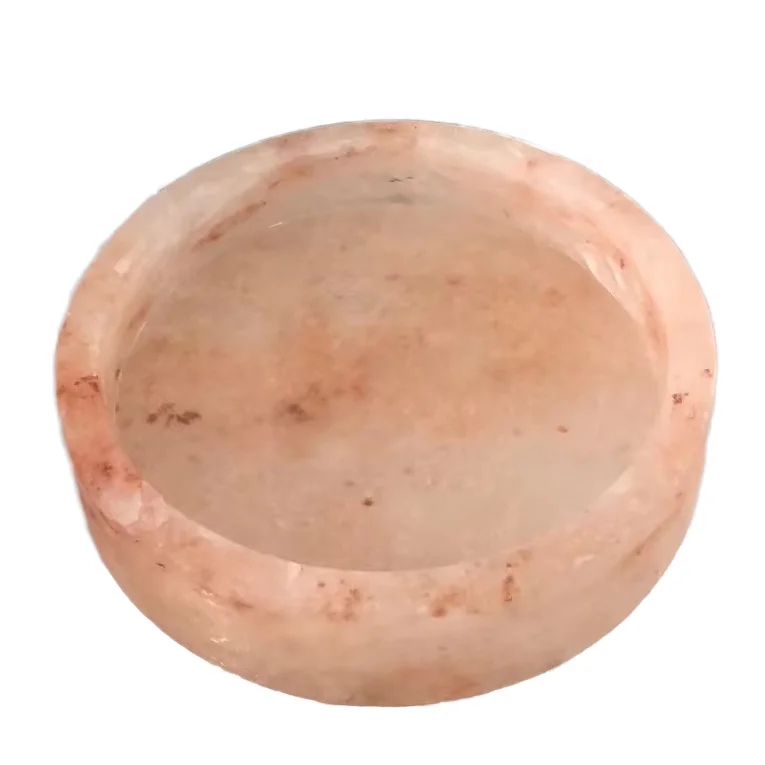 Creative Wholesale Pakistan Pink Himalayan Salt Pan Carved Kitchenware Organic  Environmental
