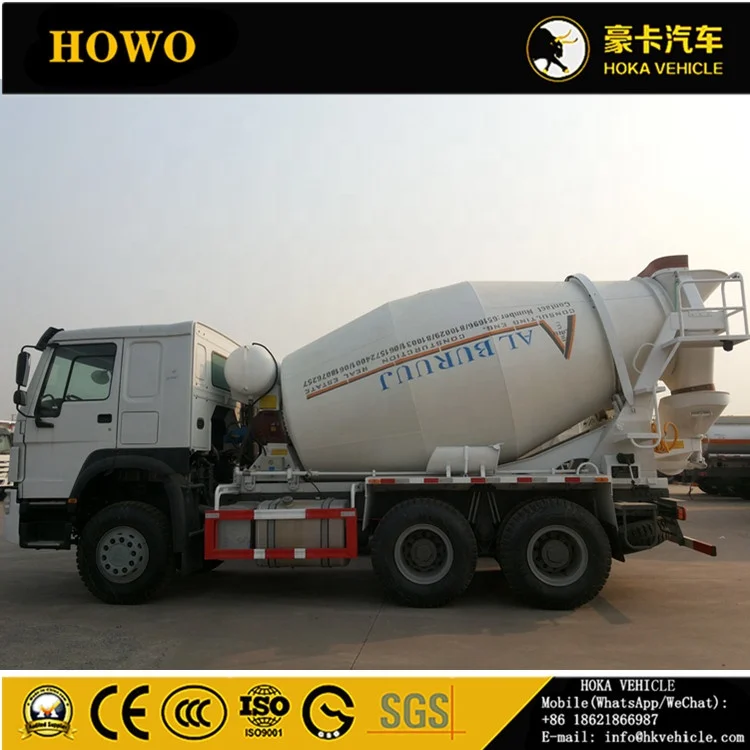 SINOTRUK HOWO 6X4 336HP 9CBM Бетономешалка ZZ1257N3847W для