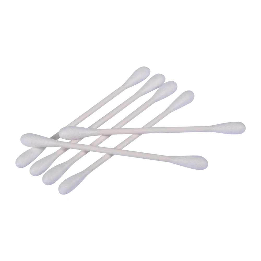 Purcotton OEM Factory Direct Selling Customized LOGO Bamboo Ear Buds Cleaning Clean Swab