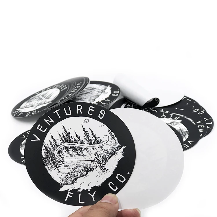 Die Cut Custom Clear Stickers Kiss Cut Design Custom Made Stickers Self-Adhesive Custom Square Stickers