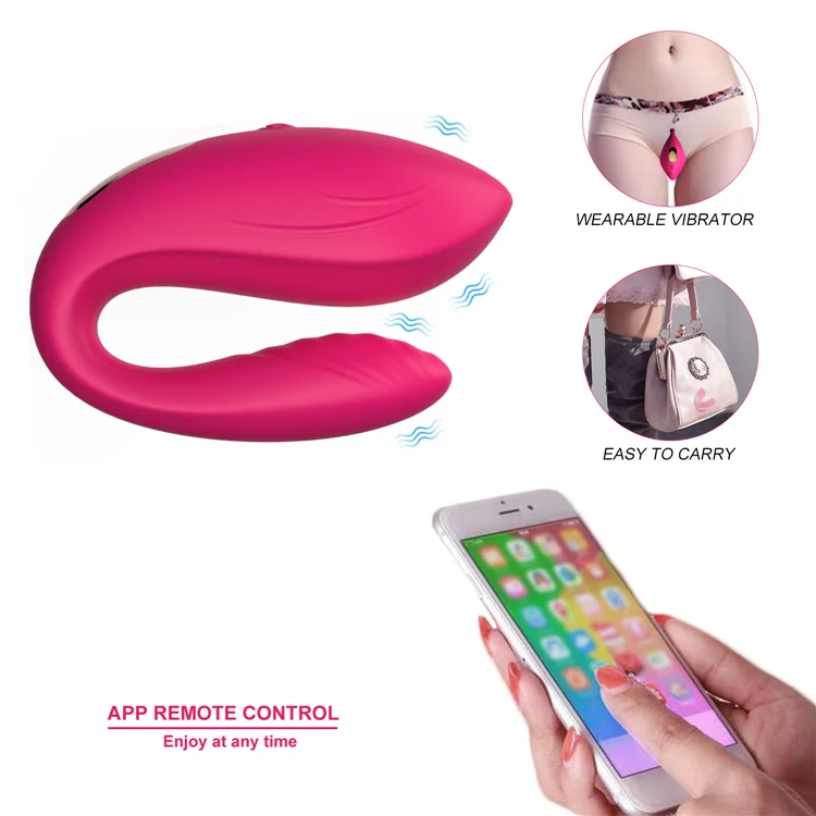 factory wholesale price vagina clit stimulating massager mobile phone remote control App vibrator