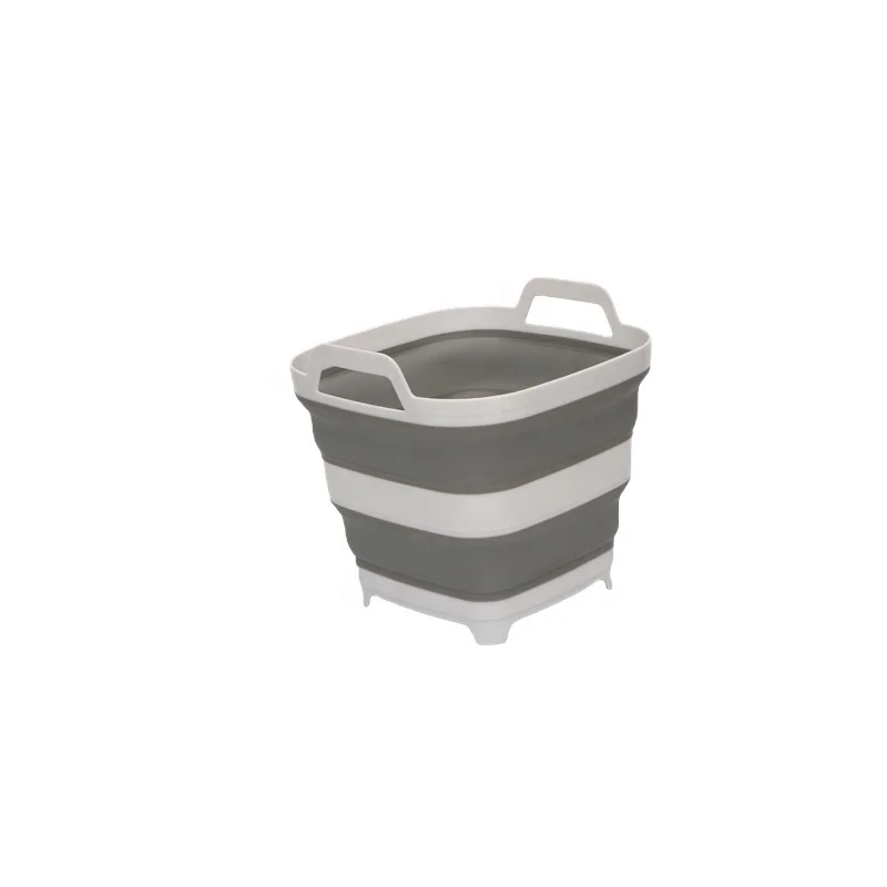 10L PP Multifunctional Foldable Household Kitchen Sink Basin Large Dish Washing Portable Bucket Made for Water Use