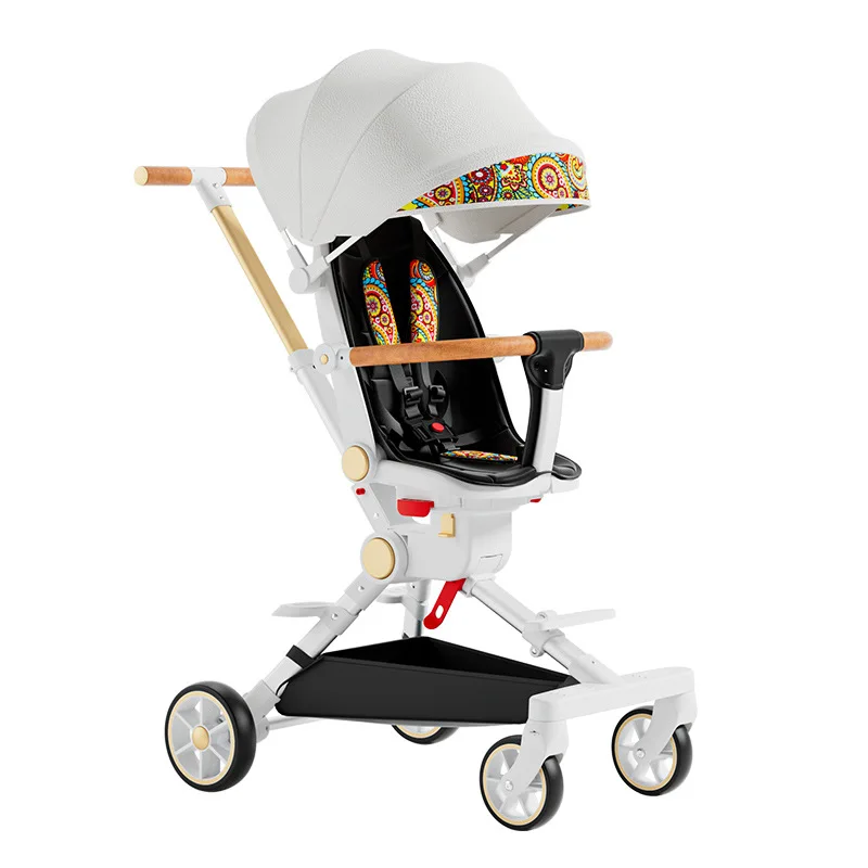 Baby stroller 1-5 years old walking cart Travel Premium Suspension Pu Wheels can sit or lie down aviation aluminum alloy/