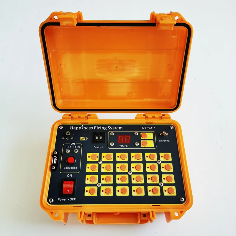 hot sale CE 500M wireless cake stage wire control 48 cues sequential fire rechargeable electric igniter fireworks firing system