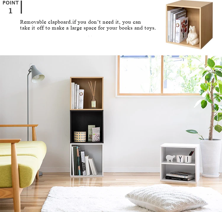 MDF display stand partical board furniture Melamine Wooden cabinet box living room furniture storage bins