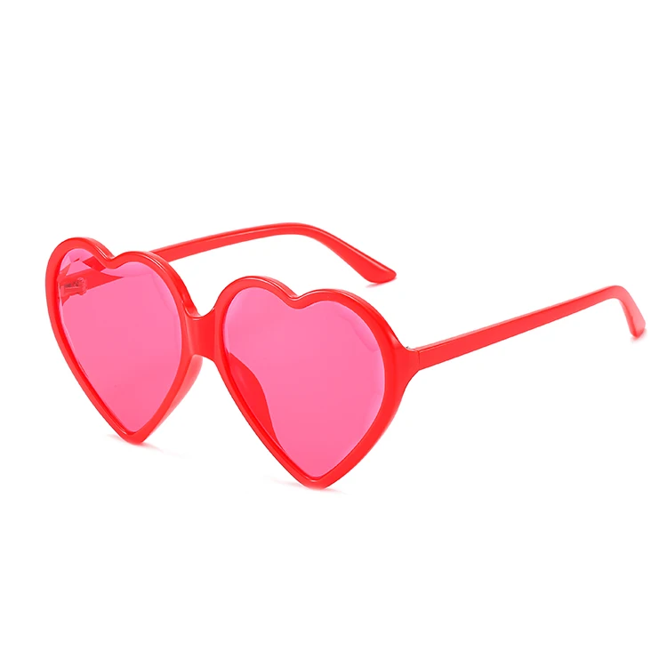 Oversized Designer Sunglasses  Party Love Heart Shape Trendy UV Sun glasses Women