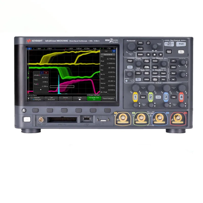 Keysight MSOX3054G mixed-signal oscilloscope: bandwidth of 500 MHz, 4 analog channels and 16 digital channels