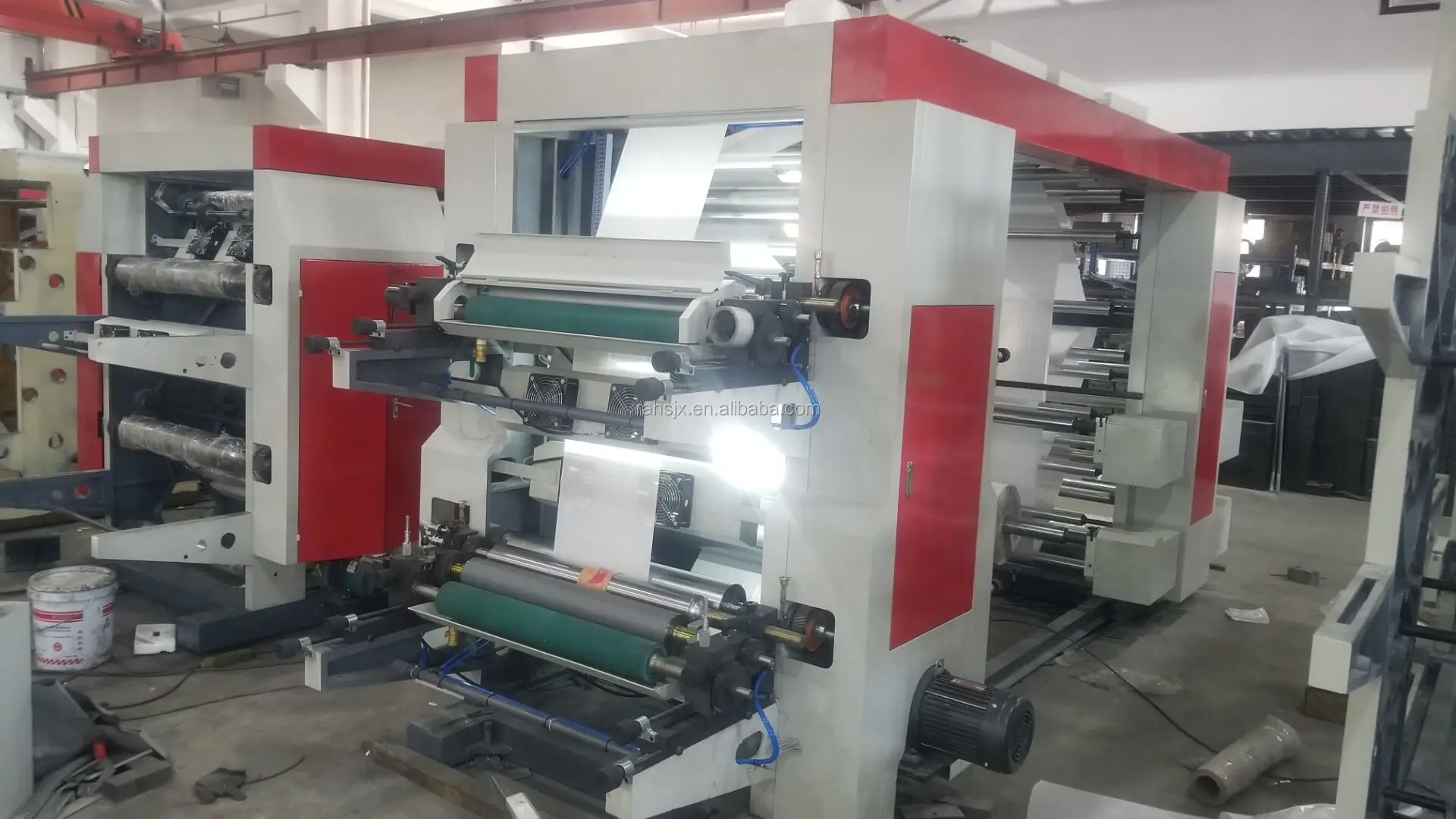 YT-4800 best price helical gear 4 colors flexographic printer machine print plastic roll