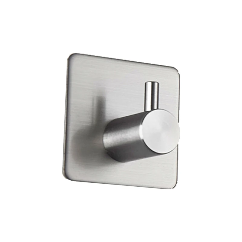 Wholesale Stainless Steel Towel Coat No Drill Wall Self Adhesive Hook for Bathroom