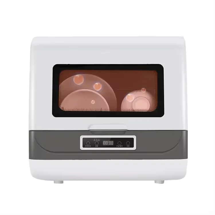 Household Open Front Countertop Portable Embedded Desktop Lave-vaisselle Dishwasher Machine Without Installation