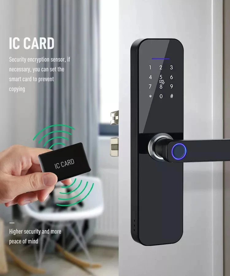 Factory Price Tuya TTlock Lock wifi biometric Intelligent electronic fingerprint smart locks