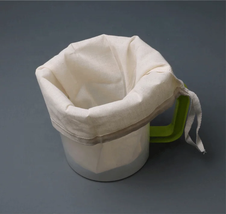 Food Grade Mesh Straine Filter Bag Fine Mesh Nylon for Milk Beer Juice Brew Bag Cotton Customized Size