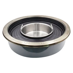 2 In 1 Korean BBQ Grill High Quality Smokeless Integrated Barbecue Hot Pot Table Shabu Shabu Table