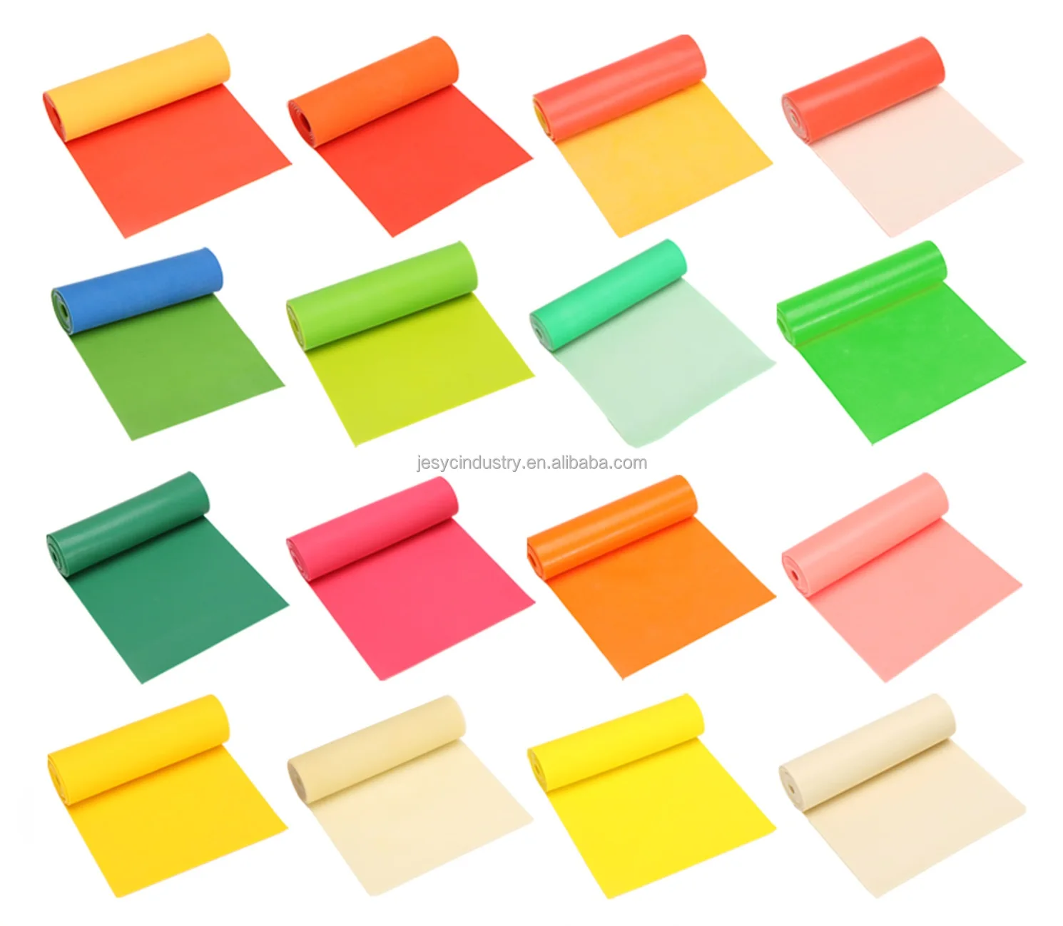 Natural Latex Flat Resistance Rubber Band Outdoor Hunting Slingshot Flat Band Roll High Elasticity Fitness Gym Stretching Band