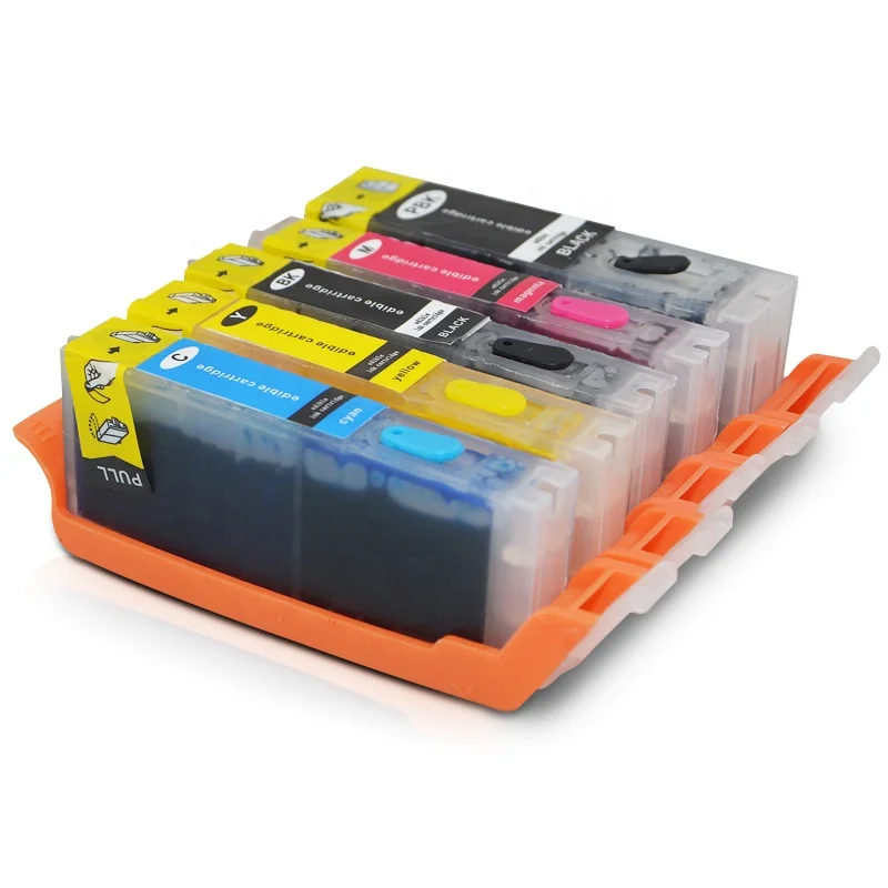 PGI 580 CLI 581 PGI-580XL PGI581XL edible ink cartridge compatible for canon PixmaTS6151