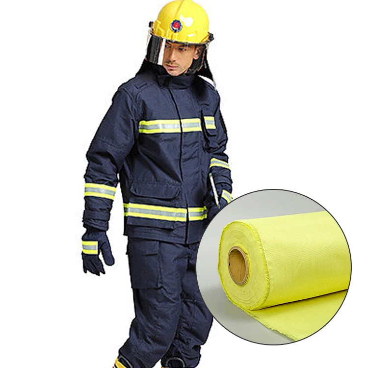 Top Sale Explosion-proof Diagonal Aramid Fabric 1500D 200gsm Flame Resistant Aramid Fabric For Protective Garments