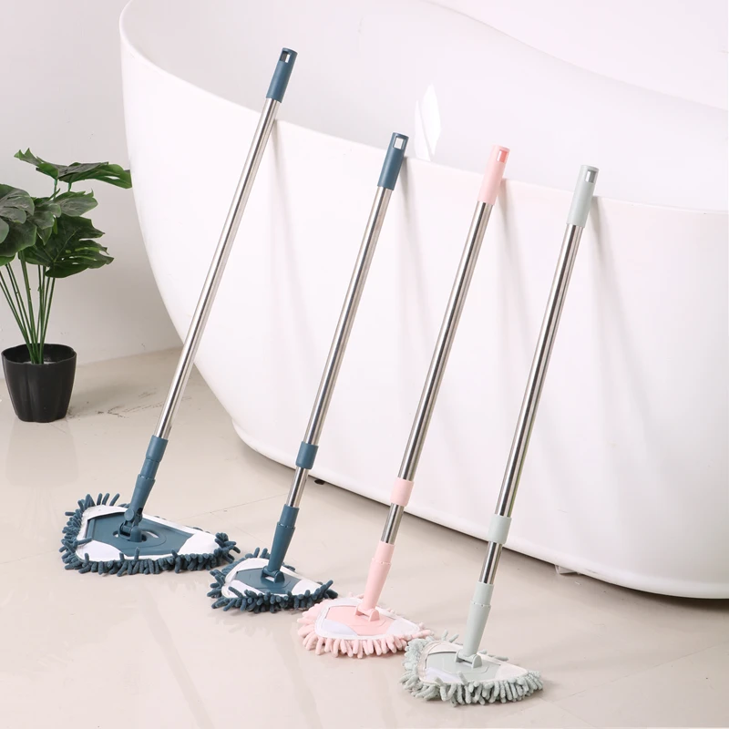 New Colors Retractable Ceiling Dust Cleaner Adjustable Triangle Cleaning Mop