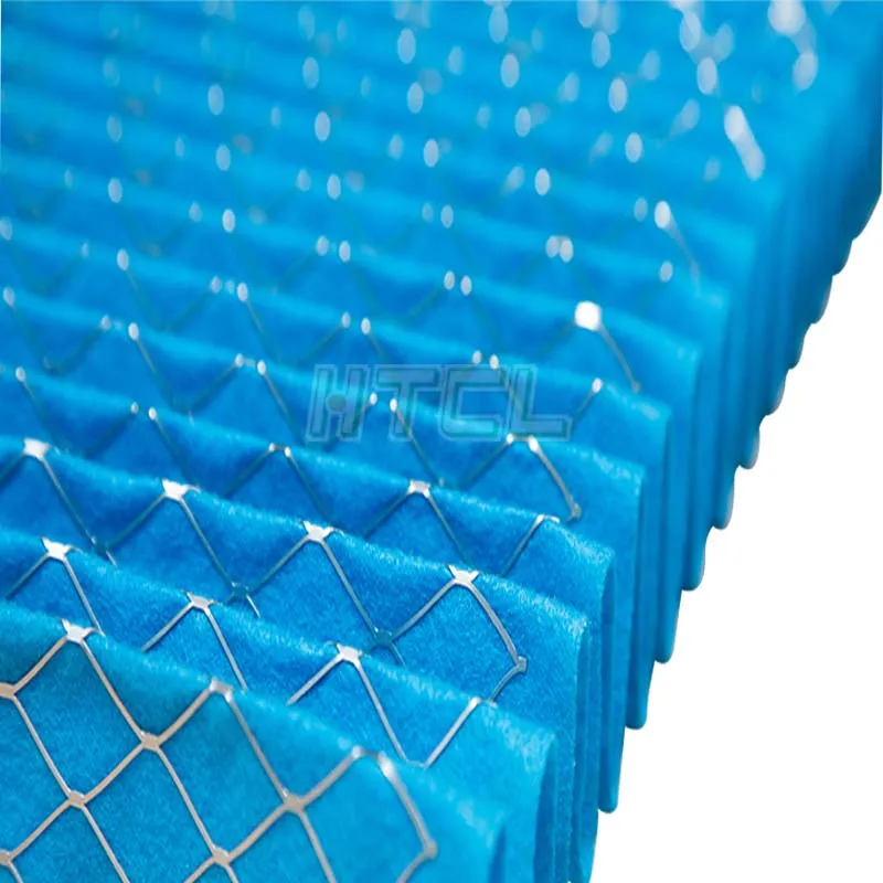 Pre-filter Synthetic Fibre Material Air Filter Material Roll With Covering Metal Mesh
