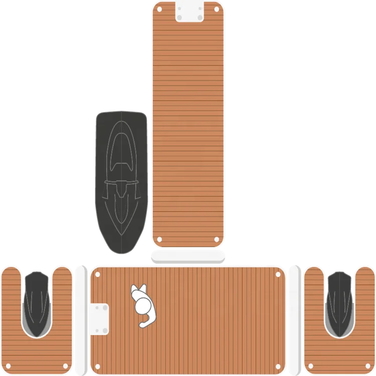 C Shape Inflatable Motorboat Platform Yacht Seabob Dock Platform Swim Pool