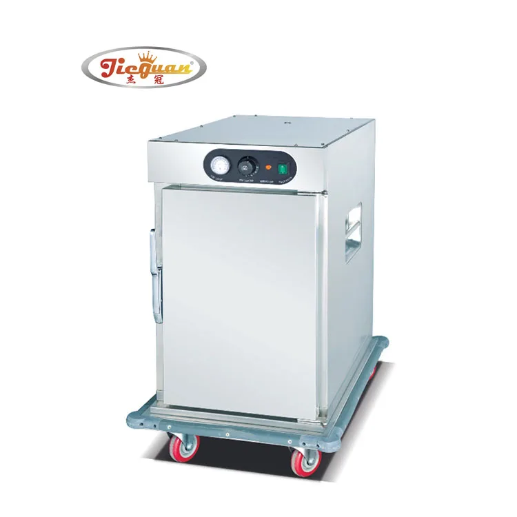 Commercial high-quality stainless steel hot air insulation dining car food insulation trolley warmer cabinet for catering