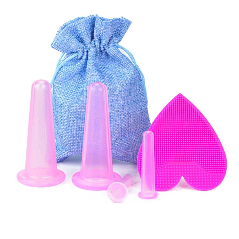  Custom Facial Cupping Set 2 шт силиконовый набор для